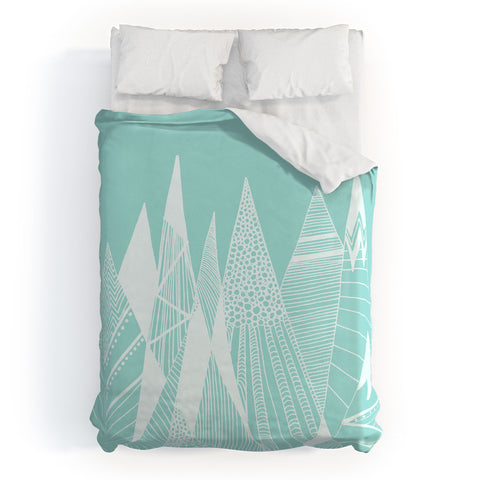 Viviana Gonzalez Patterns in the mountains 02 Duvet Cover