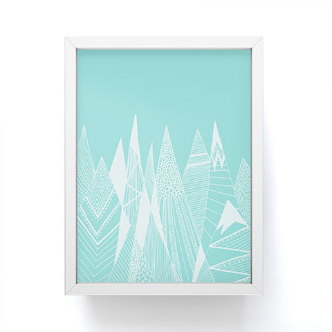 Viviana Gonzalez Patterns in the mountains 02 Framed Mini Art Print