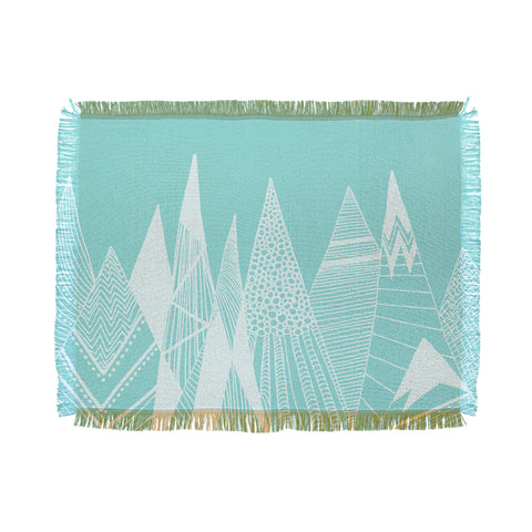 Viviana Gonzalez Patterns in the mountains 02 Throw Blanket