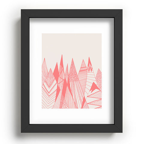 Viviana Gonzalez Patterns in the mountains Recessed Framing Rectangle