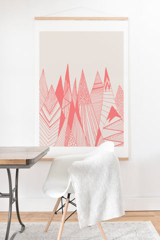 Viviana Gonzalez Patterns in the mountains Art Print And Hanger