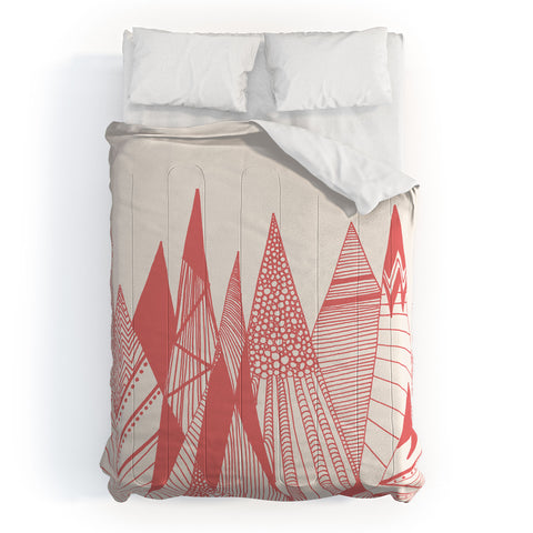 Viviana Gonzalez Patterns in the mountains Comforter