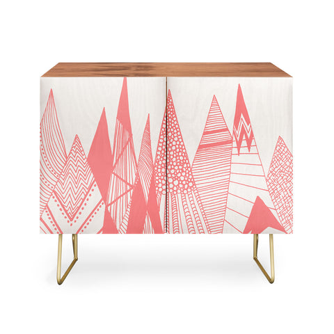 Viviana Gonzalez Patterns in the mountains Credenza