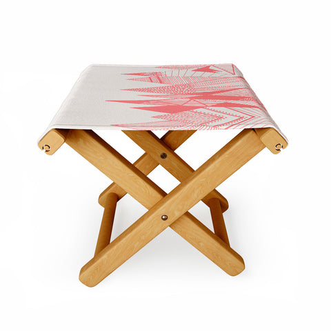Viviana Gonzalez Patterns in the mountains Folding Stool
