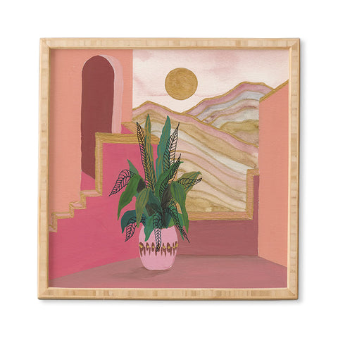 Viviana Gonzalez Peaceful summer Framed Wall Art