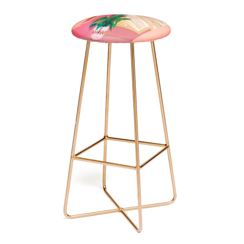 Viviana Gonzalez Peaceful summer Bar Stool