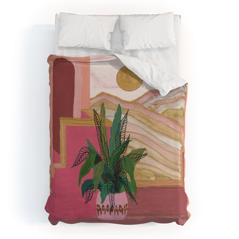 Viviana Gonzalez Peaceful summer Duvet Cover