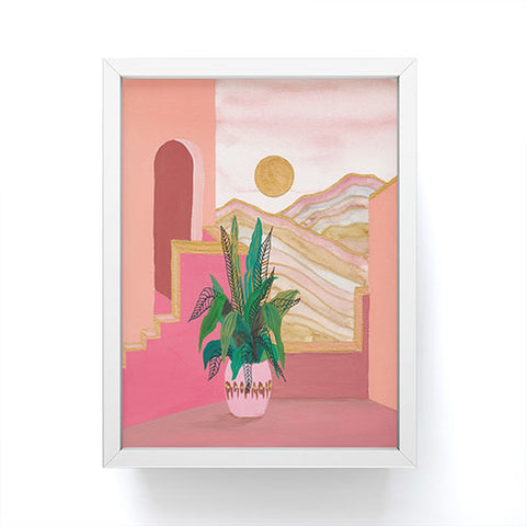 Viviana Gonzalez Peaceful summer Framed Mini Art Print