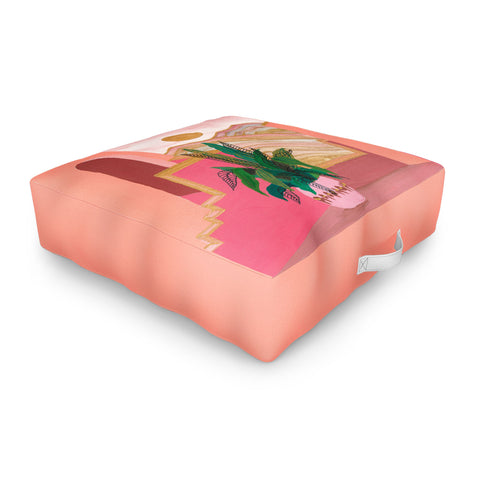 Viviana Gonzalez Peaceful summer Outdoor Floor Cushion