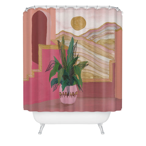 Viviana Gonzalez Peaceful summer Shower Curtain