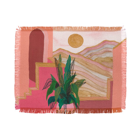 Viviana Gonzalez Peaceful summer Throw Blanket