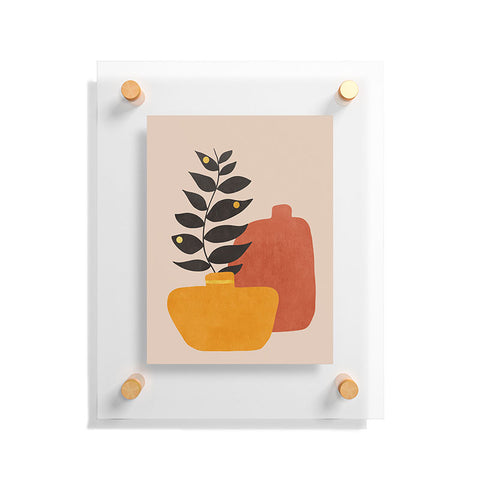 Viviana Gonzalez Plant in a Pot 1 Floating Acrylic Print