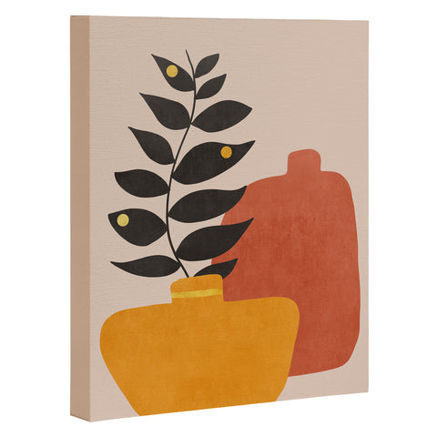 Viviana Gonzalez Plant in a Pot 1 Art Canvas