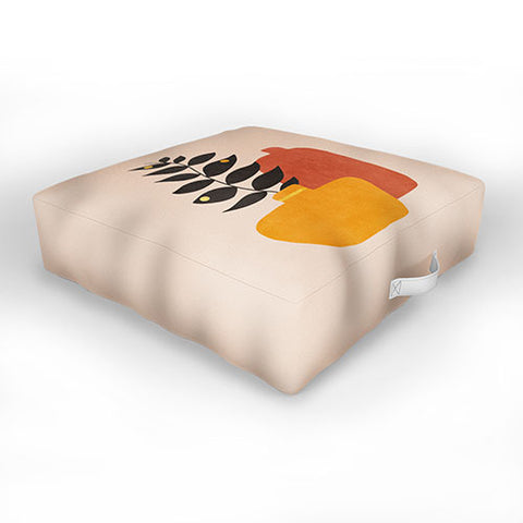 Viviana Gonzalez Plant in a Pot 1 Outdoor Floor Cushion