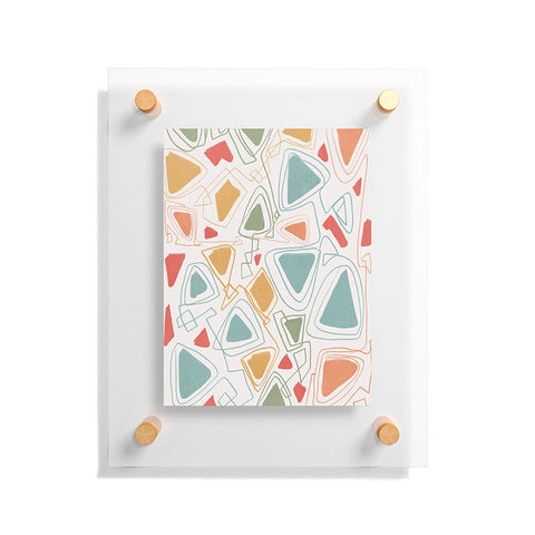 Viviana Gonzalez Playful Geometrics 1 Floating Acrylic Print