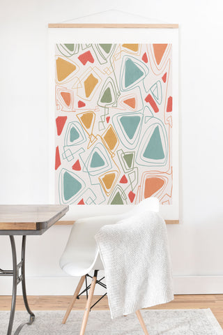 Viviana Gonzalez Playful Geometrics 1 Art Print And Hanger