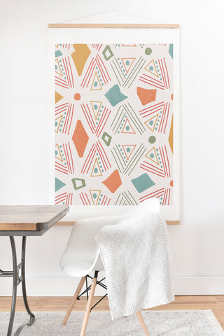 Viviana Gonzalez Playful Geometrics 2 Art Print And Hanger