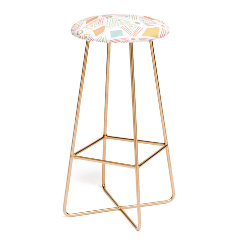 Viviana Gonzalez Playful Geometrics 2 Bar Stool