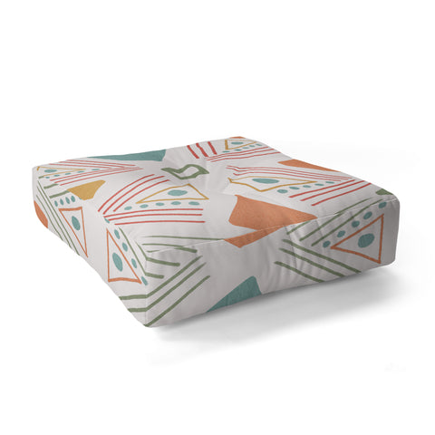 Viviana Gonzalez Playful Geometrics 2 Floor Pillow Square