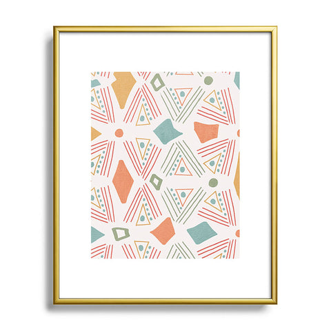 Viviana Gonzalez Playful Geometrics 2 Metal Framed Art Print