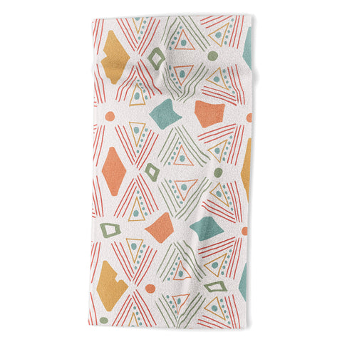 Viviana Gonzalez Playful Geometrics 2 Beach Towel