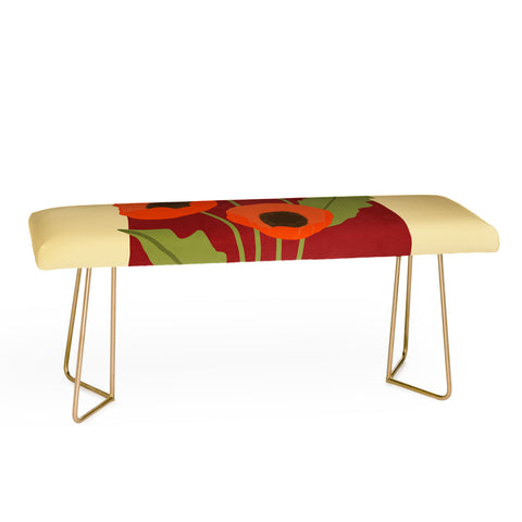 Viviana Gonzalez Poppies 02 Bench