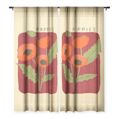 Viviana Gonzalez Poppies 02 Sheer Non Repeat