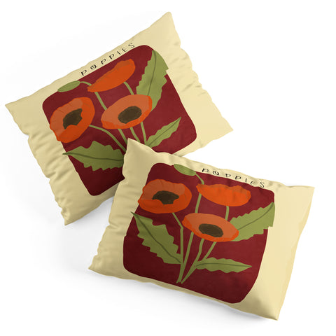 Viviana Gonzalez Poppies 02 Pillow Shams