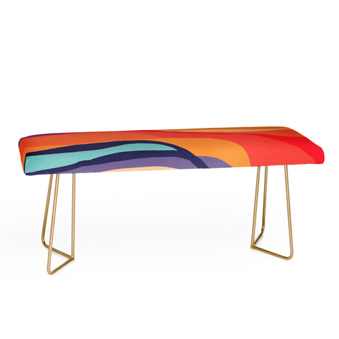 Viviana Gonzalez Psychedelic pattern 02 Bench