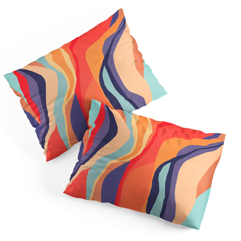 Viviana Gonzalez Psychedelic pattern 02 Pillow Shams