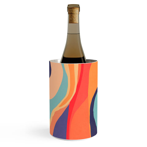 Viviana Gonzalez Psychedelic pattern 02 Wine Chiller
