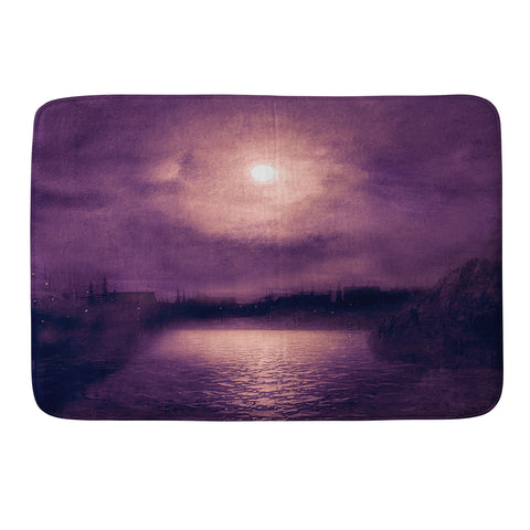 Viviana Gonzalez Purple Sunset Memory Foam Bath Mat