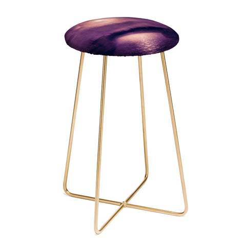 Viviana Gonzalez Purple Sunset Counter Stool