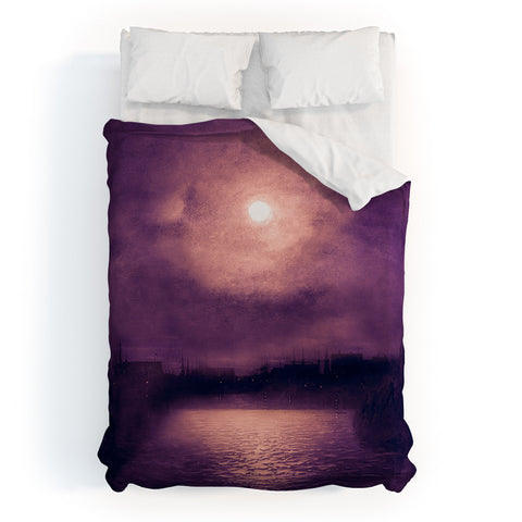 Viviana Gonzalez Purple Sunset Duvet Cover