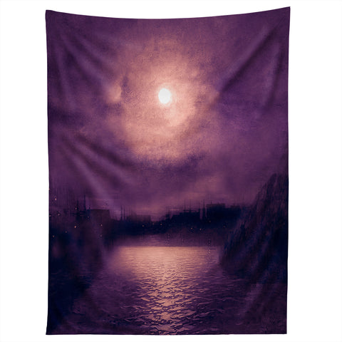 Viviana Gonzalez Purple Sunset Tapestry