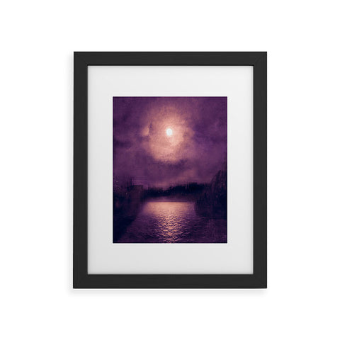 Viviana Gonzalez Purple Sunset Framed Art Print