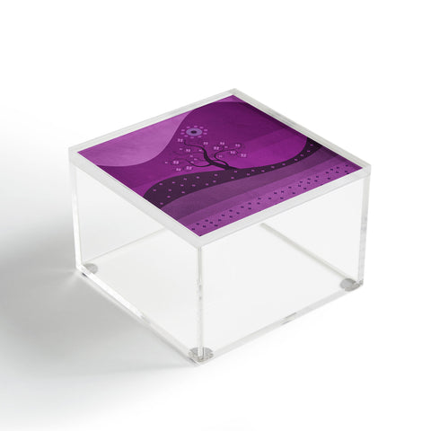 Viviana Gonzalez Radiant Orchid Landscape Acrylic Box