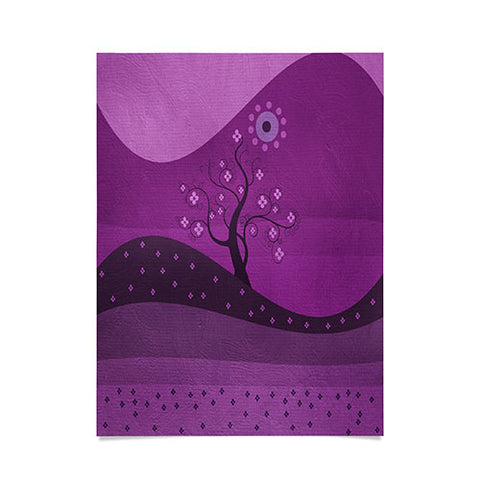 Viviana Gonzalez Radiant Orchid Landscape Poster