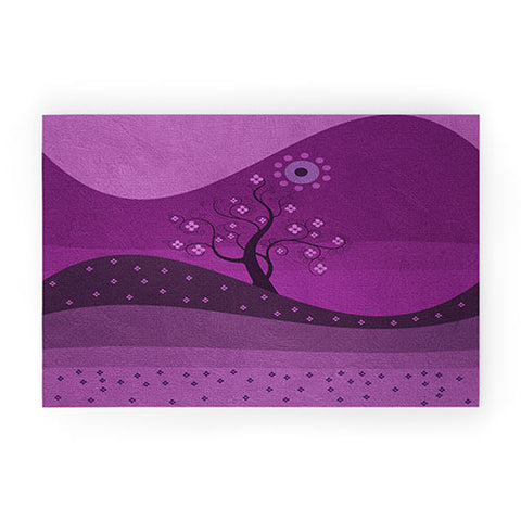 Viviana Gonzalez Radiant Orchid Landscape Welcome Mat