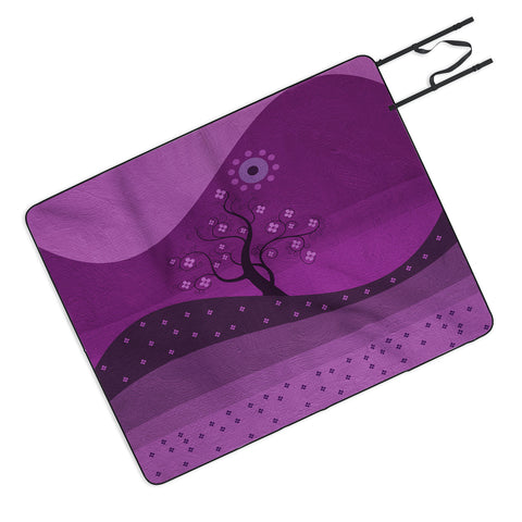 Viviana Gonzalez Radiant Orchid Landscape Picnic Blanket