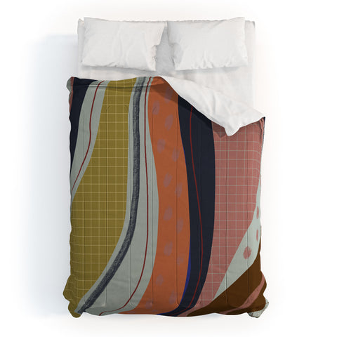 Viviana Gonzalez Retro Fusion 01 Comforter
