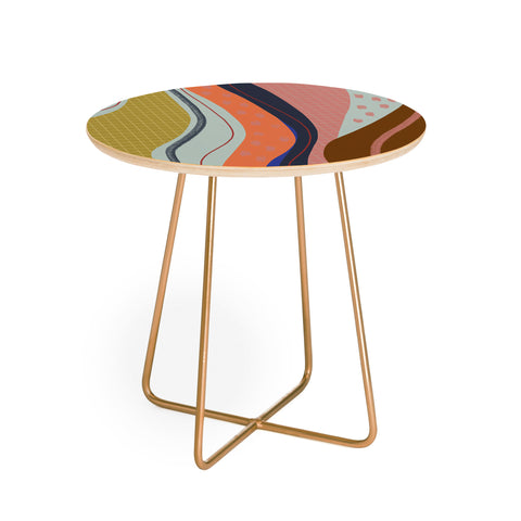 Viviana Gonzalez Retro Fusion 01 Round Side Table