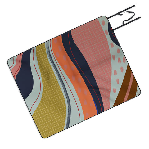 Viviana Gonzalez Retro Fusion 01 Picnic Blanket