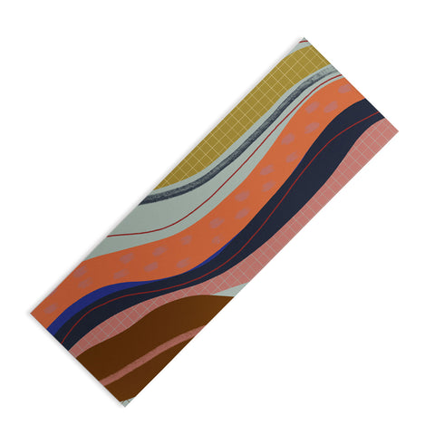 Viviana Gonzalez Retro Fusion 01 Yoga Mat
