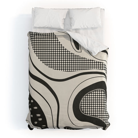 Viviana Gonzalez Retro Fusion 03 Duvet Cover