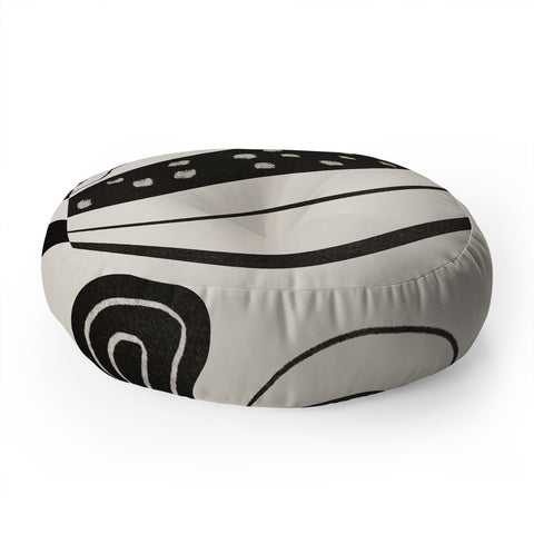 Viviana Gonzalez Retro Fusion 03 Floor Pillow Round