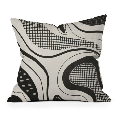 Viviana Gonzalez Retro Fusion 03 Throw Pillow