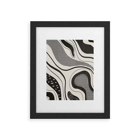 Viviana Gonzalez Retro Fusion 03 Framed Art Print