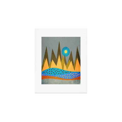 Viviana Gonzalez Retro Landscape I Art Print