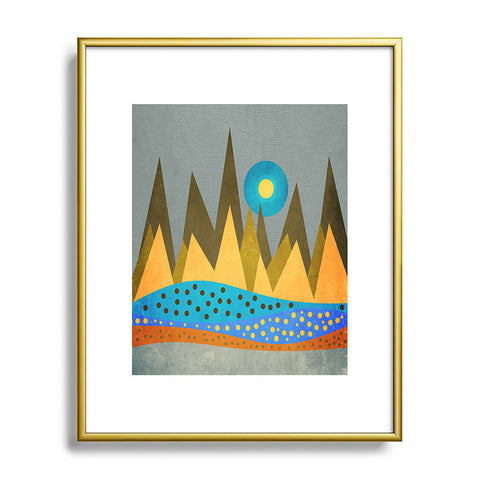 Viviana Gonzalez Retro Landscape I Metal Framed Art Print